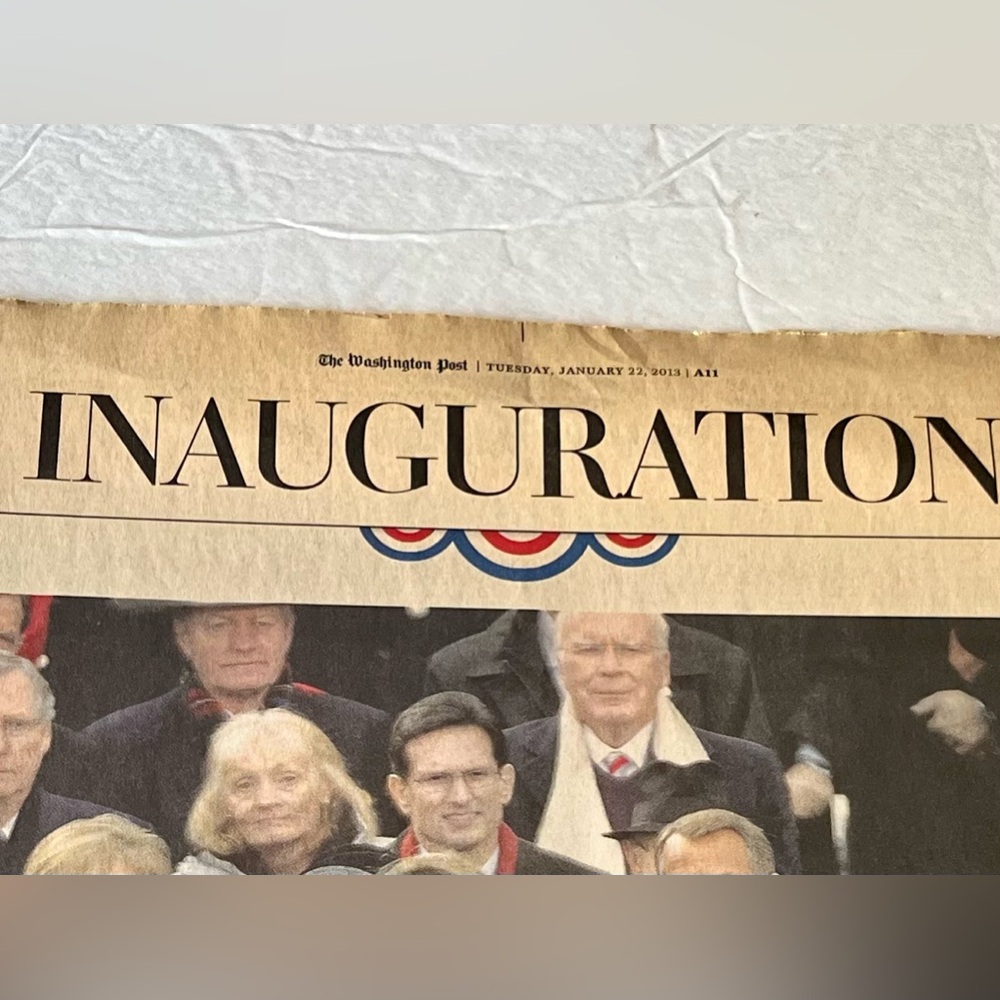 OBAMA INAUGURATION SPECIAL EDITION - JANUARY 22, 2013 (THE WASHINGTON POST) - Picture 4 of 6